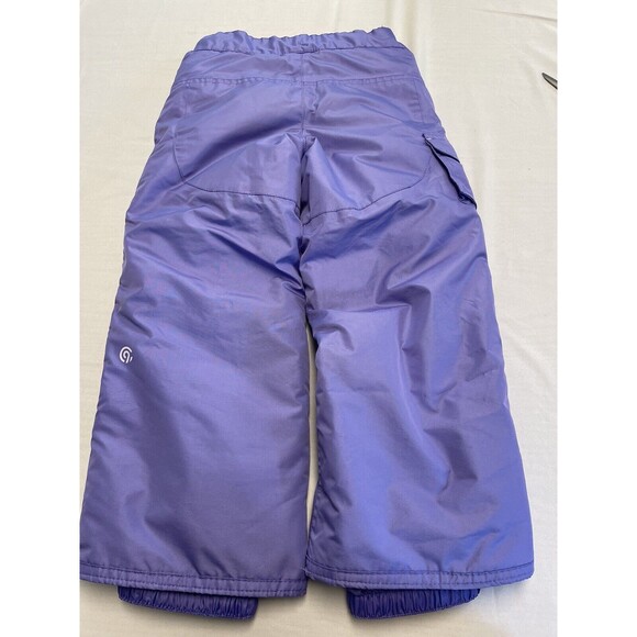Champion Purple Ski Snowboard Insulated Pants Girls Size XS 4-5 Pockets Preowned - Picture 2 of 12